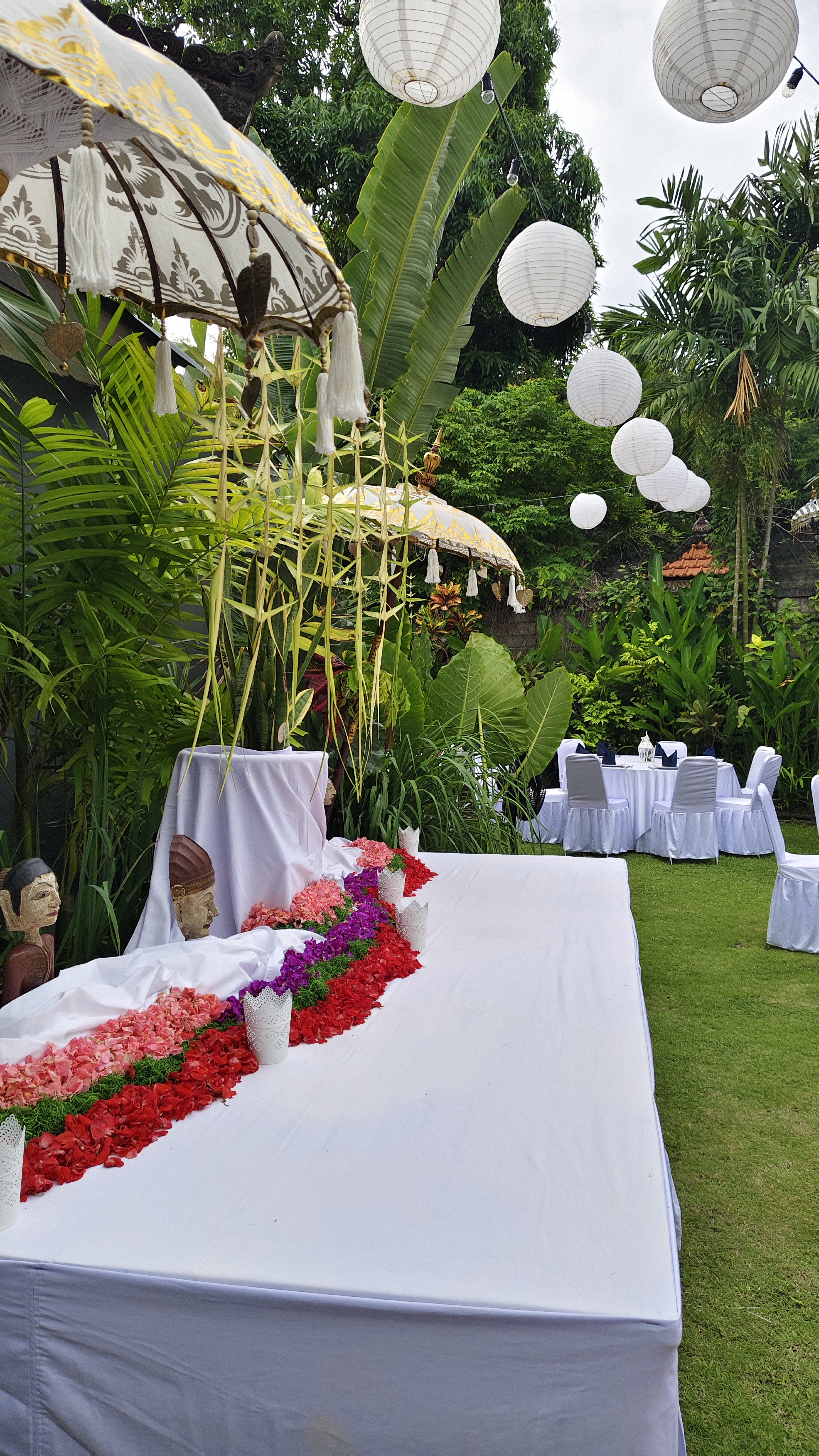 Outdoor party venue Seminyak Bali