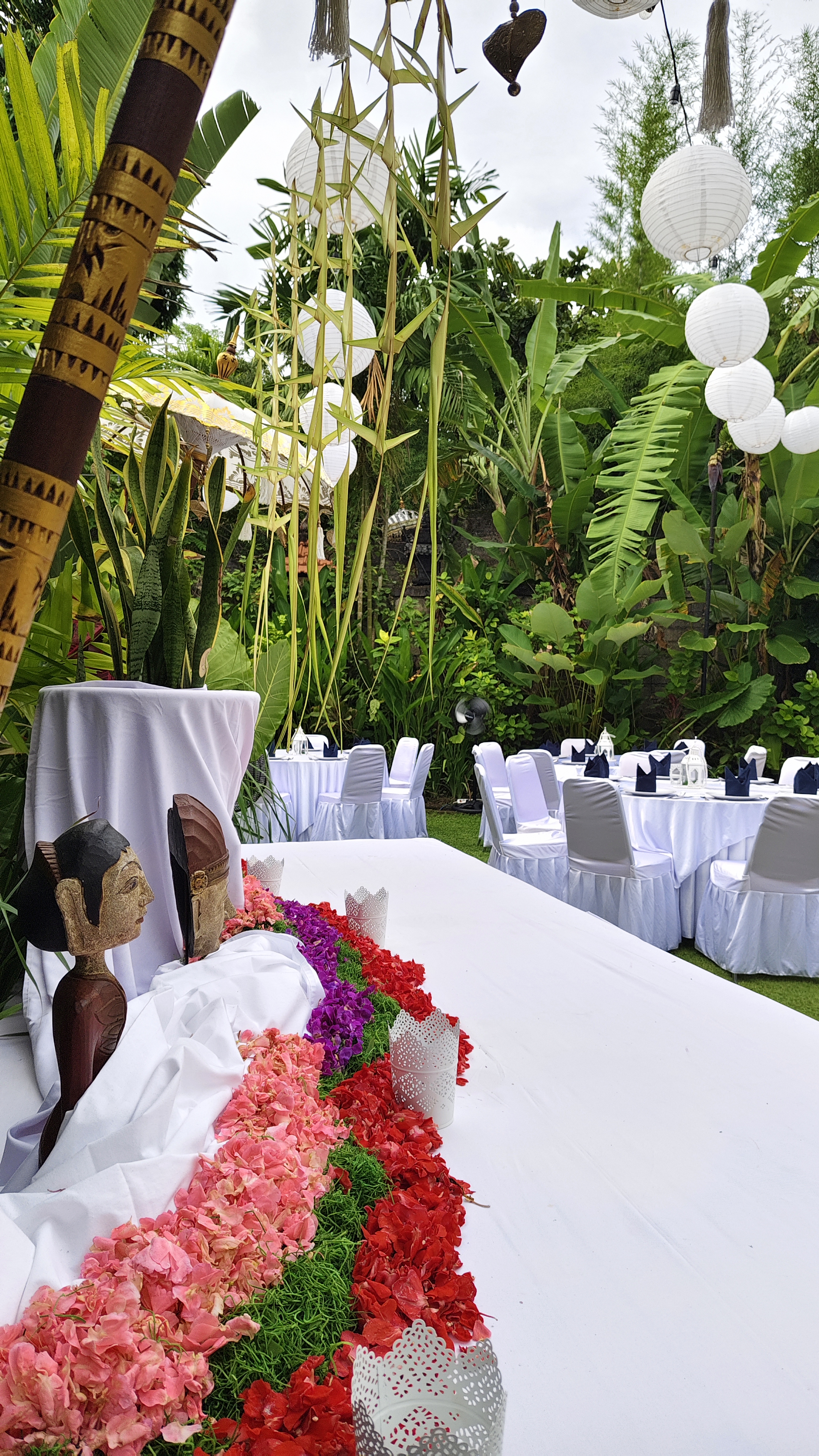 Party venue Seminyak Bali with garden area